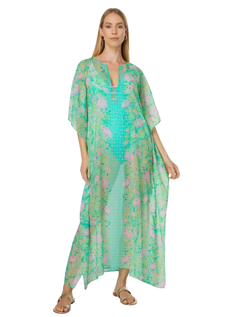 New with tags Lilly Pulitzer Cuca Surf Blue coverup. Sz S/M
